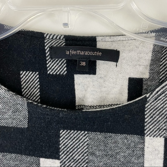 La fee Maraboutee 3/4 sleeve geometric top - Picture 3 of 6